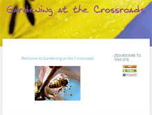 Tablet Screenshot of gardening-at-the-crossroads.com